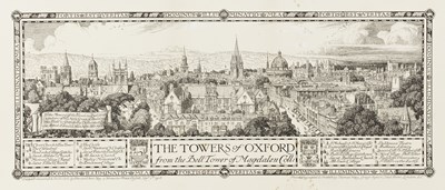 Lot 35 - Edmund Hort New The Towers of Oxford from the...
