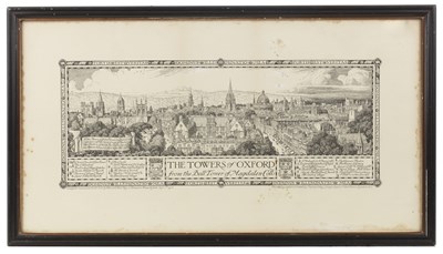 Lot 35 - Edmund Hort New The Towers of Oxford from the...
