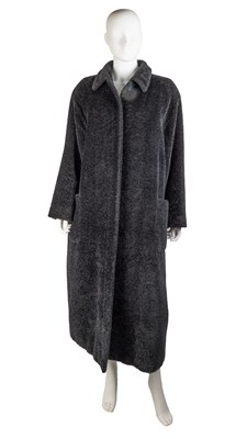 Lot 294 - A Max Mara, Italy, black winter coat....