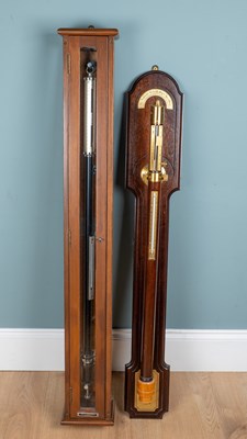 Lot 337 - Two Contemporary stick barometers