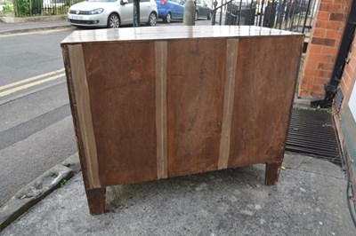 Lot 26 - Mahogany chest of drawers 19th Century, bow...