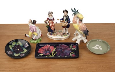 Lot 258 - Volkstedt Karl Enz cockatoo model, porcelain,...