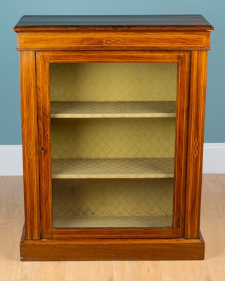 Lot 1179 - A Victorian walnut pier cabinet