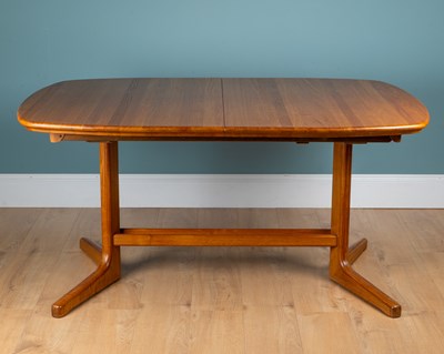 Lot 1212 - A set of eight teak G Plan dining chairs together with a 'D-Scan' table