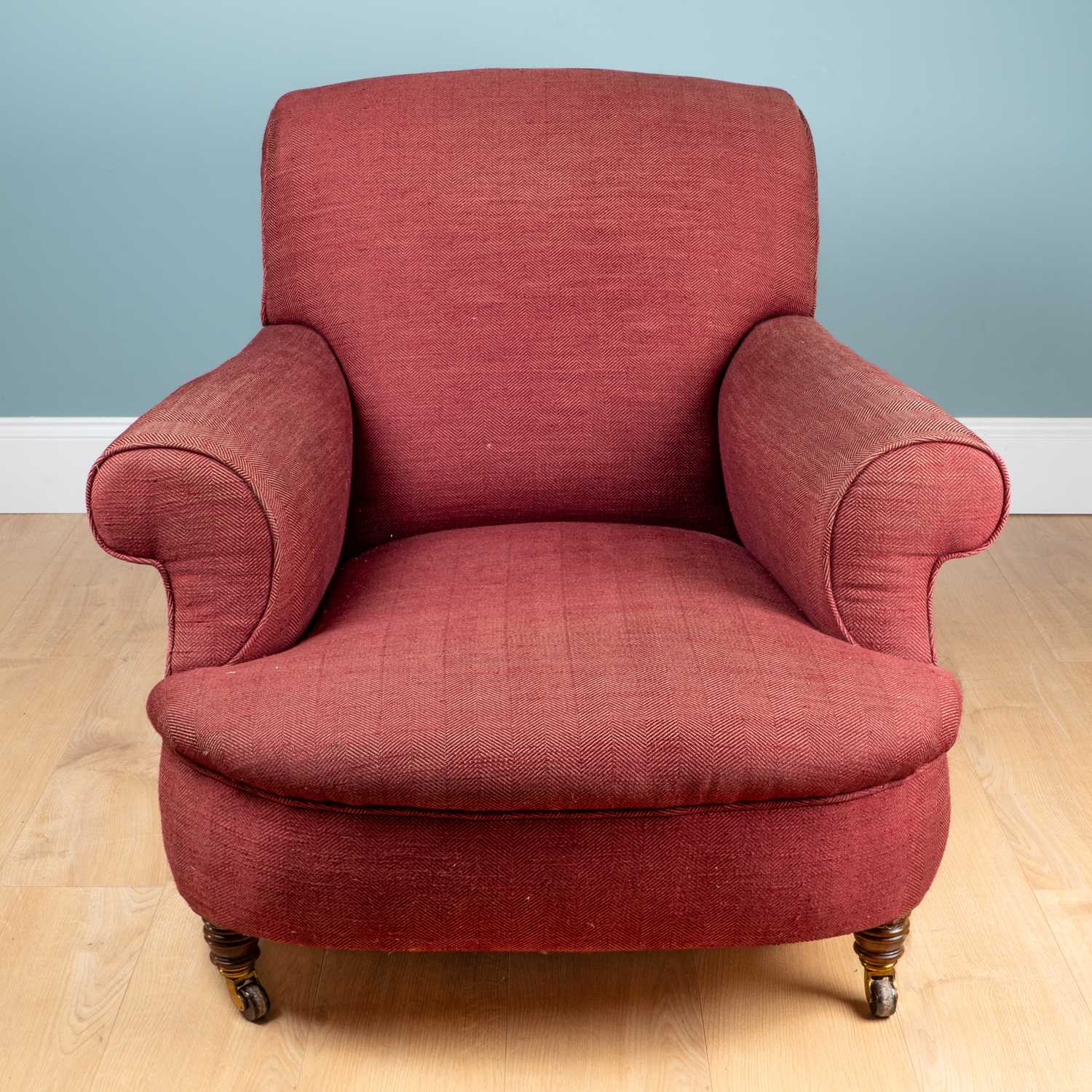 Lot A Victorian-style armchair