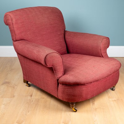Lot A Victorian-style armchair