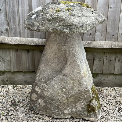 Lot 1362 - An old staddle stone