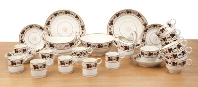 Lot 260 - Royal Worcester Flight and Barr part tea and...