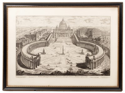 Lot 29 - Giovanni Battista Piranesi Veduta dell'Insigne...