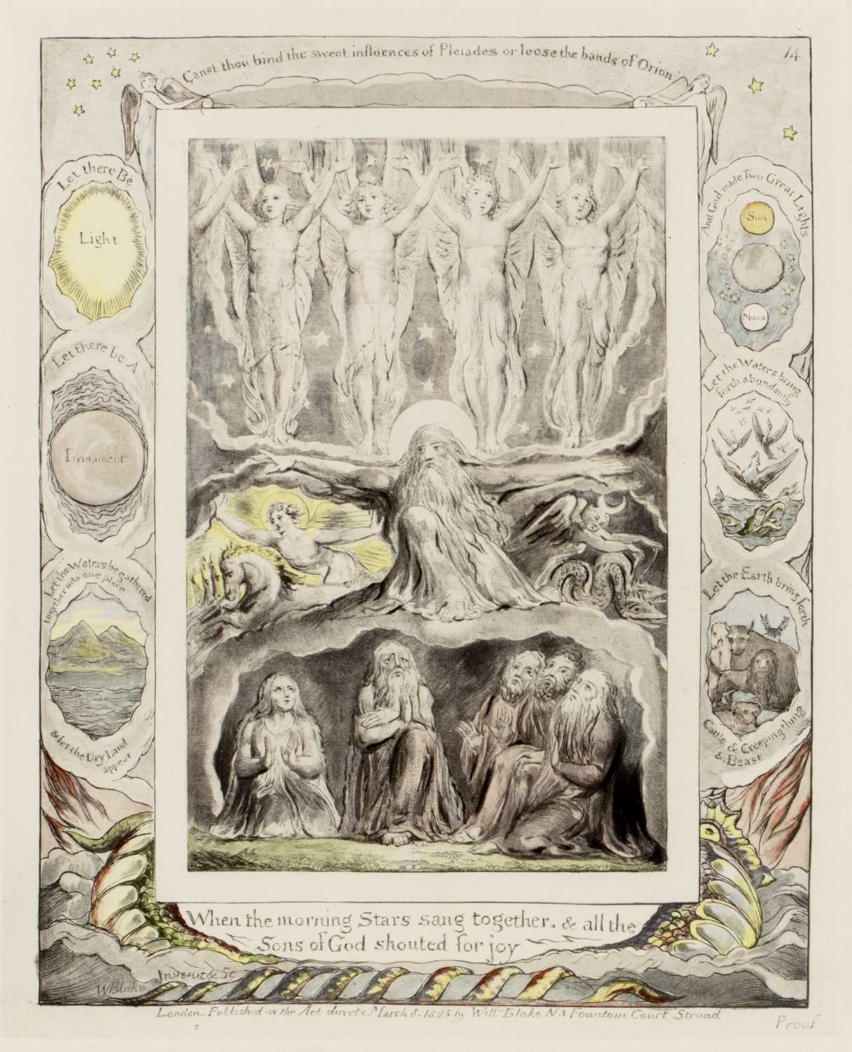 Lot 31 - After William Blake 'When the Morning Stars...