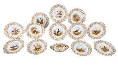 Lot 1119 - A set of twelve Royal Worcester Vitreous plates