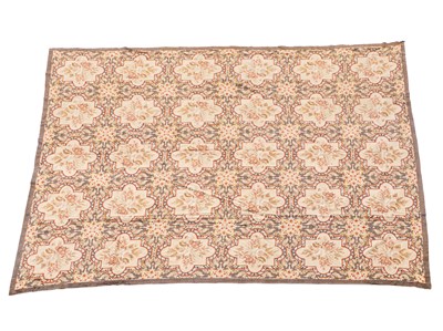 Lot 127 - A 19th century English needlepoint carpet