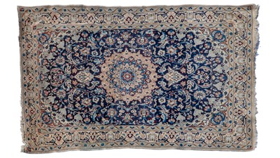 Lot 1154 - A mid-20th century hand-woven Isfahan rug