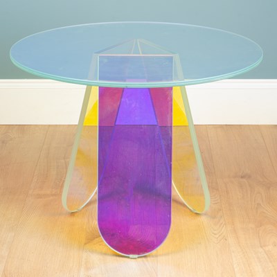 Lot 1194 - Patricia Urquiola for Glas Italia Shimmer Tavoli glass table