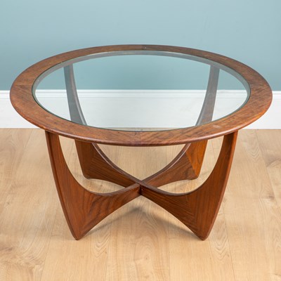 Lot 1056 - A G Plan Astro teak and glass circular coffee table