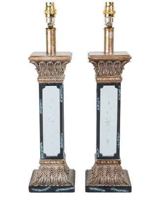 Lot 82 - A pair of contemporary table lamps