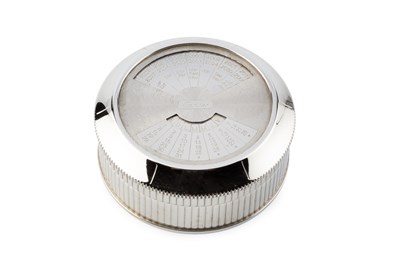 Lot A silver plated perpetual desk calendar by...