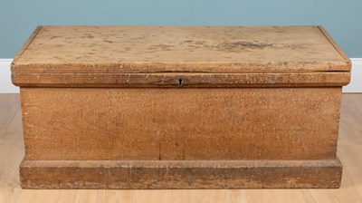 Lot 314 - A Victorian pine trunk