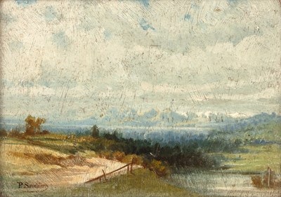 Lot 367 - English School (19th century) Landscape with...