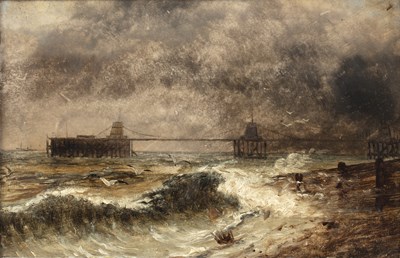 Lot 368 - English School (19th century) Old Chain Pier,...