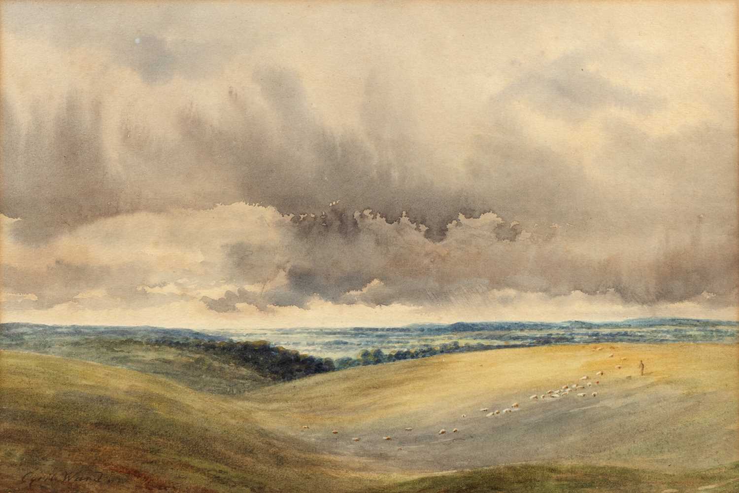 Lot 369 - Cyril Ward (1863-1935) South Downs, signed,...