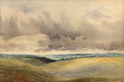Lot 369 - Cyril Ward (1863-1935) South Downs, signed,...