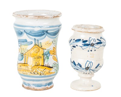 Lot 1222 - Two Italian albarelli