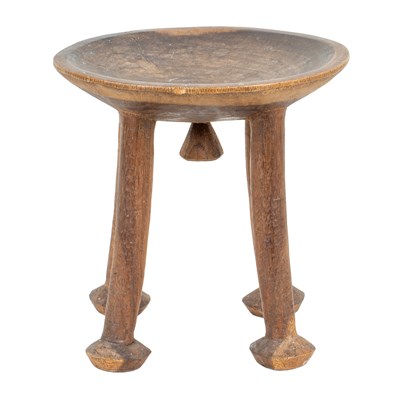 Lot 66 - An African hardwood stool