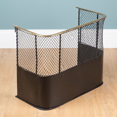 Lot 107 - A 19th century nursery fender