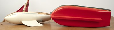 Lot 401 - Two model boats or pond yachts Comprising: a...