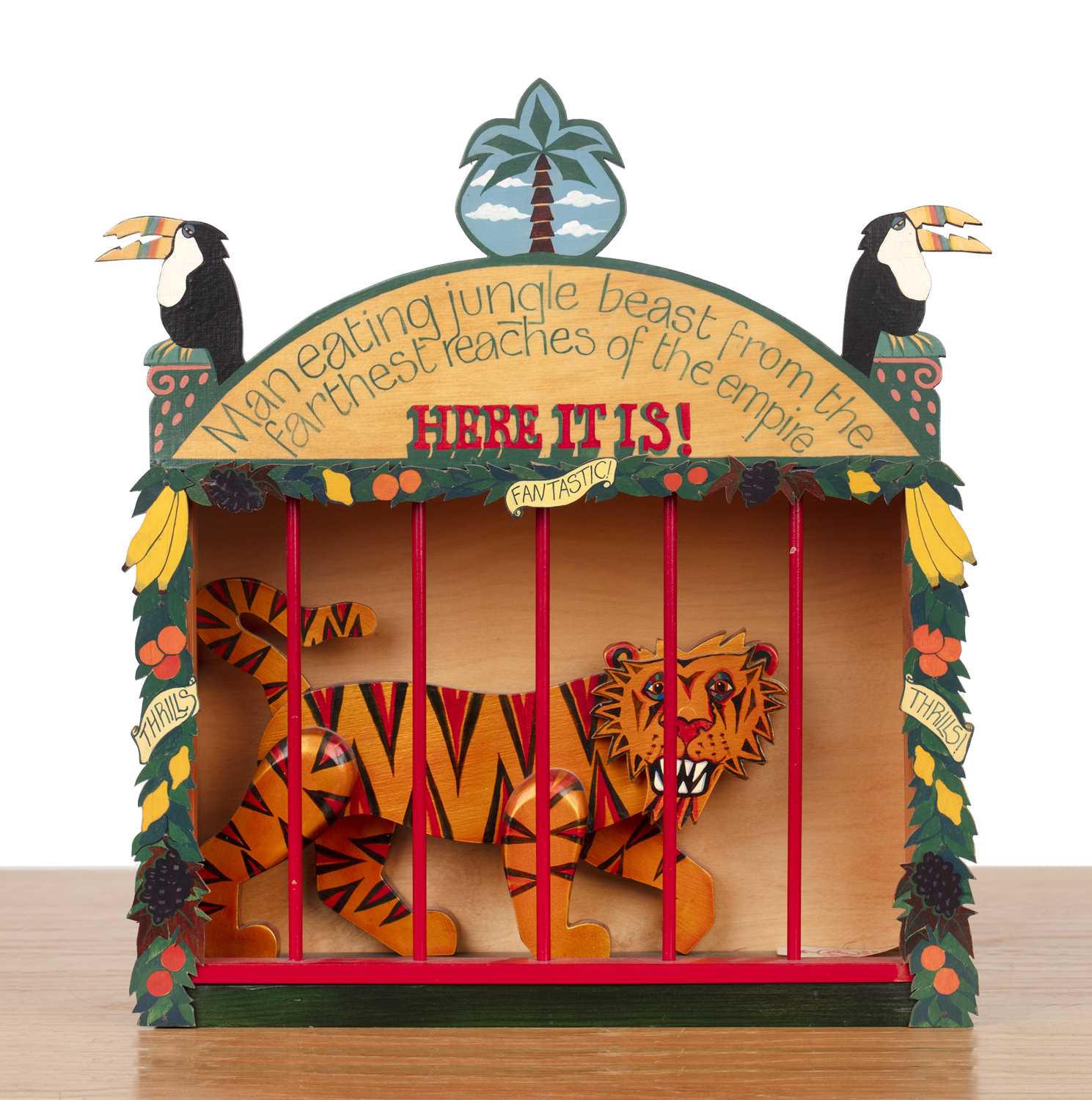 Lot Eleanor Glover (b.1952) Carved and painted...