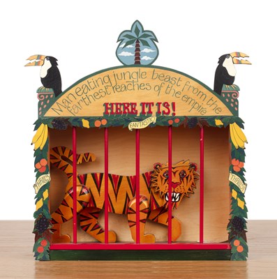 Lot Eleanor Glover (b.1952) Carved and painted...