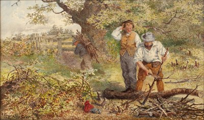 Lot 376 - Henry Towneley Green (1836-1899) The wood...