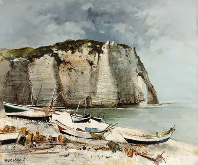 Lot 166 - Marc Chapaud (b.1941) 'Vendée, sailing boats',...
