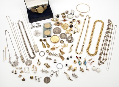 Lot 440 - Mixture of costume jewellery Comprising:...