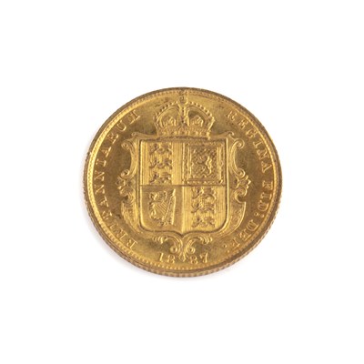 Lot 463 - Victorian half sovereign  Dated 1887