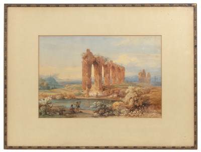 Lot 390 - Franz Knebel II (1809-1877) Aquaduct of...