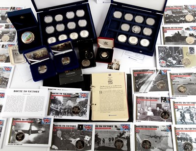 Lot 458 - Collection of various coins To include: Royal...