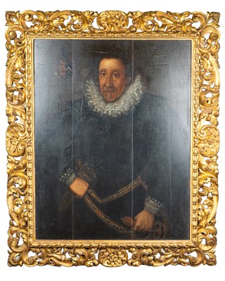 Lot 123 - An early 17th century portrait of a nobleman