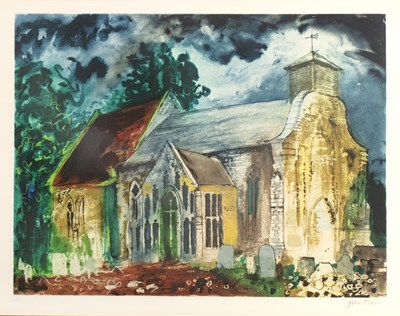 Lot John Piper (1903-1992) Bridgham Parish Church,...