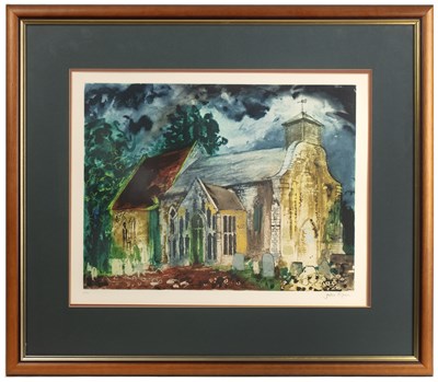 Lot 58 - John Piper (1903-1992) Bridgham Parish Church,...