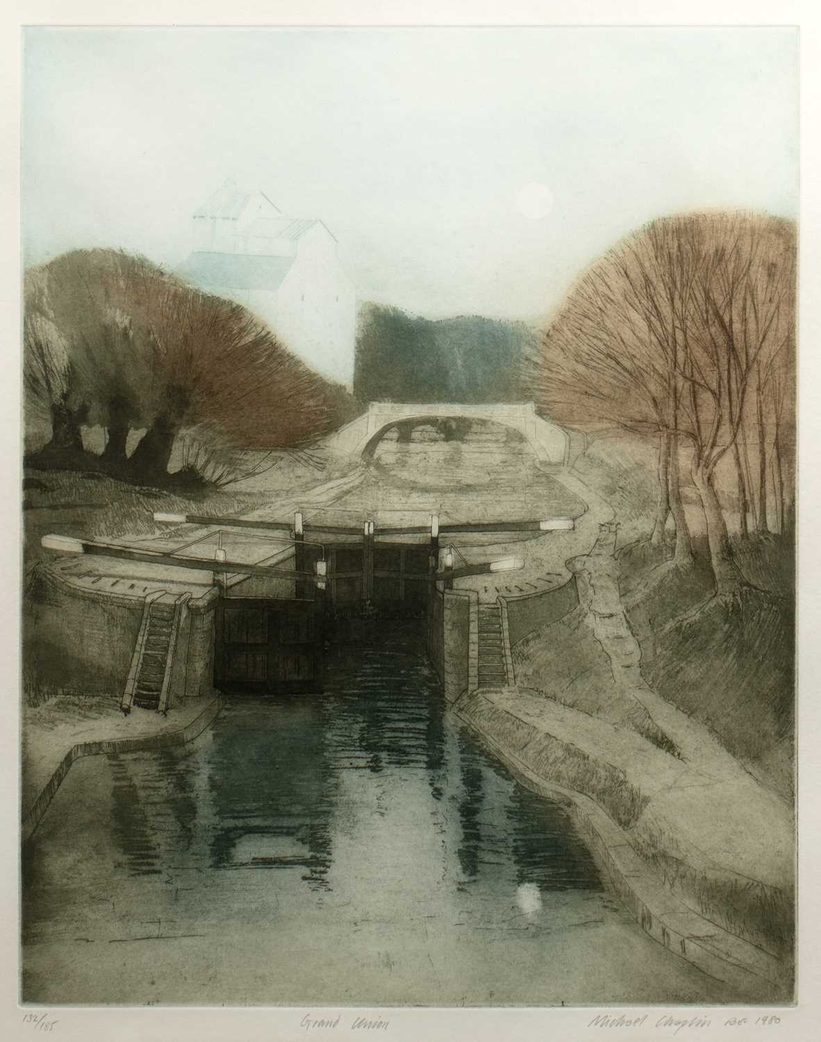 Lot 60 - Michael Chaplin (b.1943) 'Grand Union', pencil...