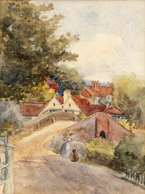 Lot 334 - George Edward Alexander (1865-1931) The Bridge,...