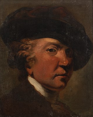 Lot 147 - After Sir Joshua Reynolds Self portrait, oil...
