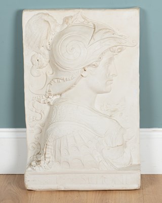 Lot 502 - A Renaissance-style plaster relief