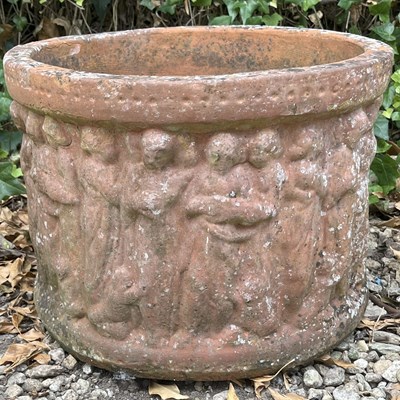 Lot 1365 - A 20th century terracotta planter