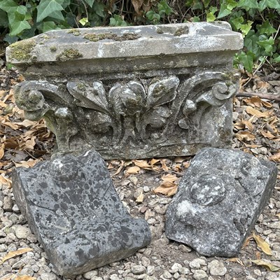 Lot 1352 - Three stone fragments