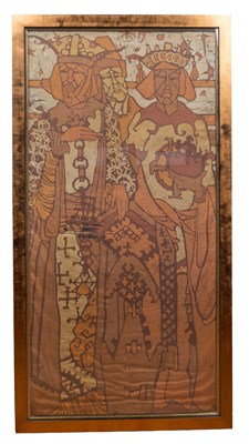 Lot 1096 - A 20th century batik work depicting the Three Kings
