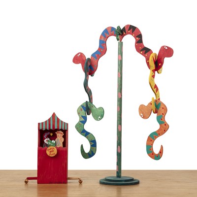 Lot 393 - Jim Edmiston (20th Century) Punch and Judy,...