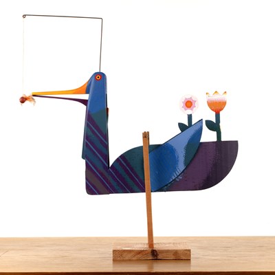 Lot Tony Mann (1927-2013) 'Chattering bird',...